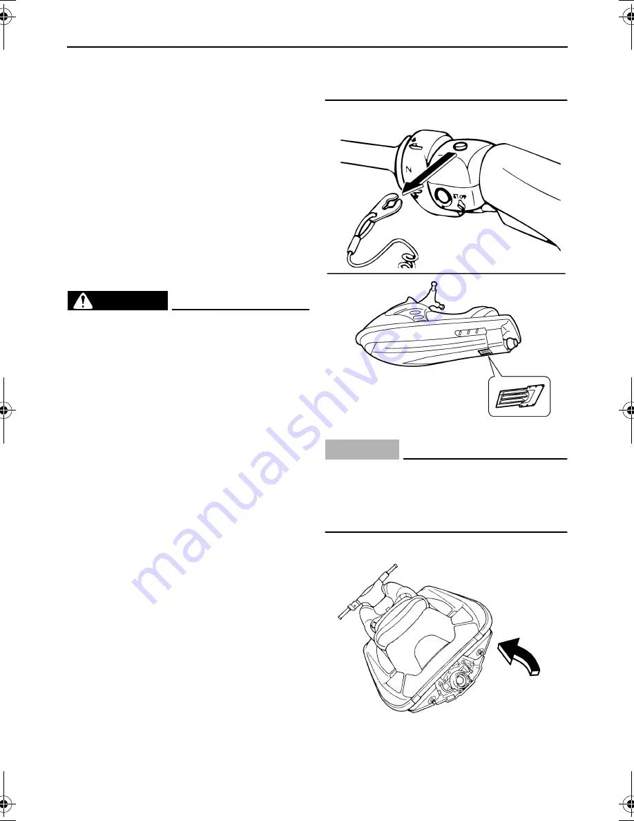 Yamaha GP1300R WaveRunner 2008 Owner'S/Operator'S Manual Download Page 88