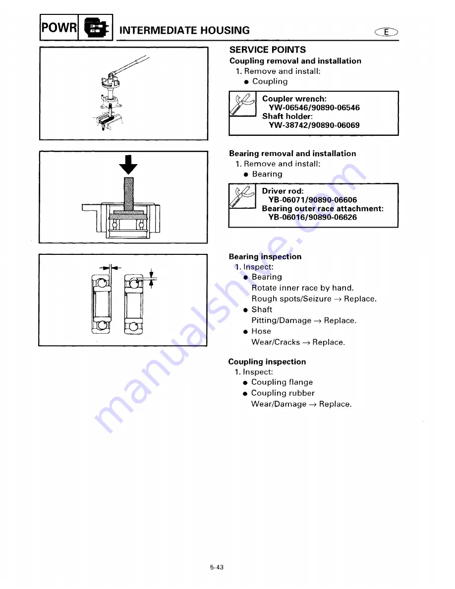 Yamaha GP760 Service Manual Download Page 107