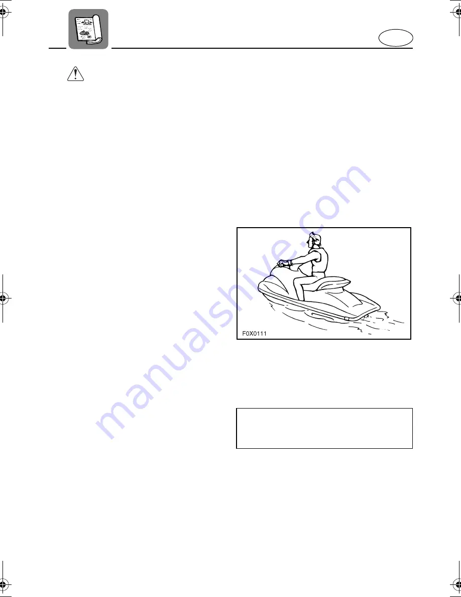 Yamaha GP800R WaveRunner 2004 Owner'S/Operator'S Manual Download Page 12