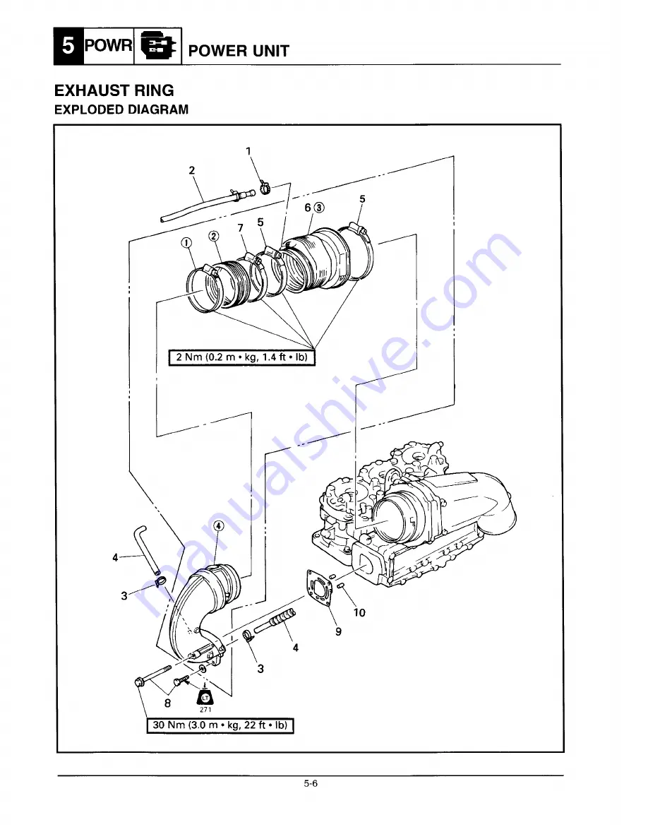 Yamaha LST1200X1999 Service Manual Download Page 64