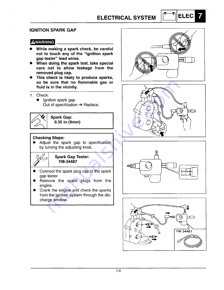 Yamaha LST1200X1999 Service Manual Download Page 112