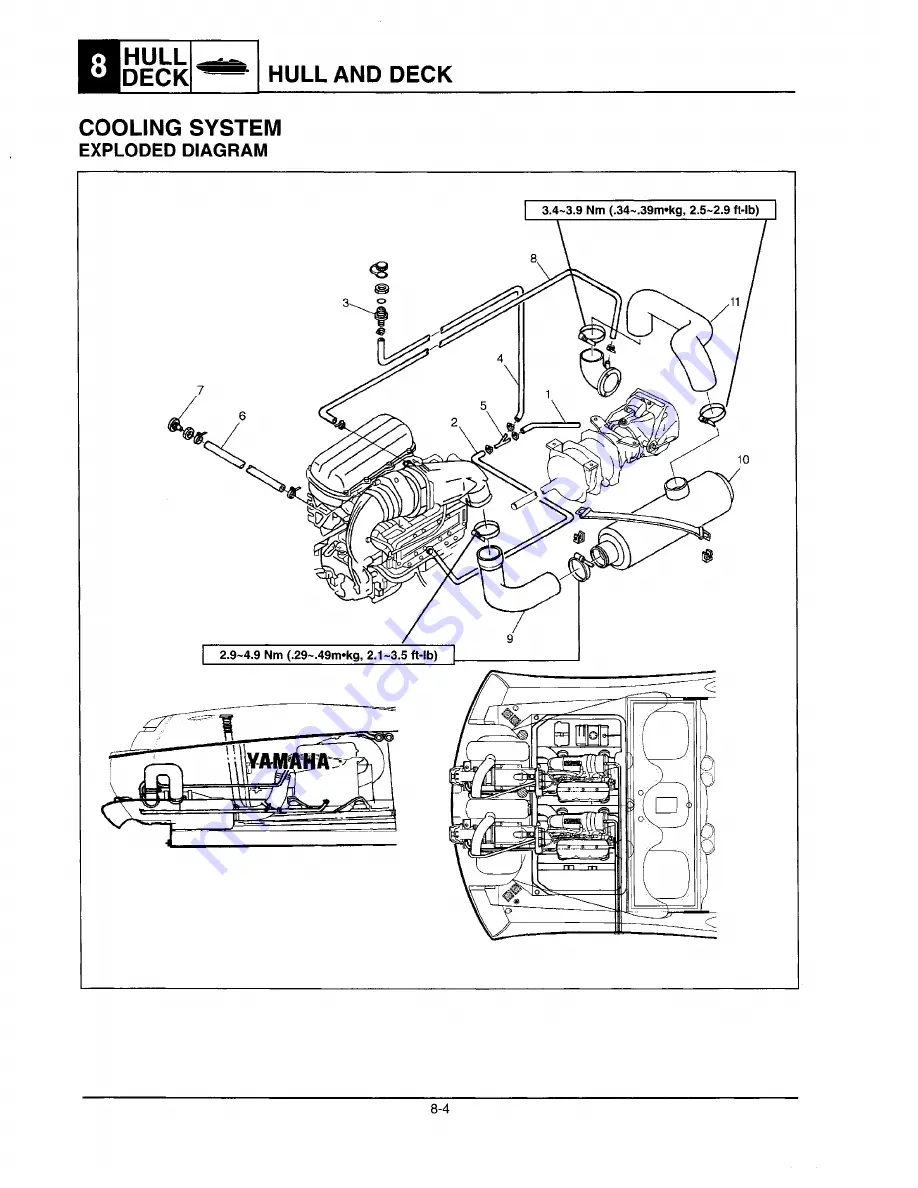 Yamaha LST1200X1999 Service Manual Download Page 137