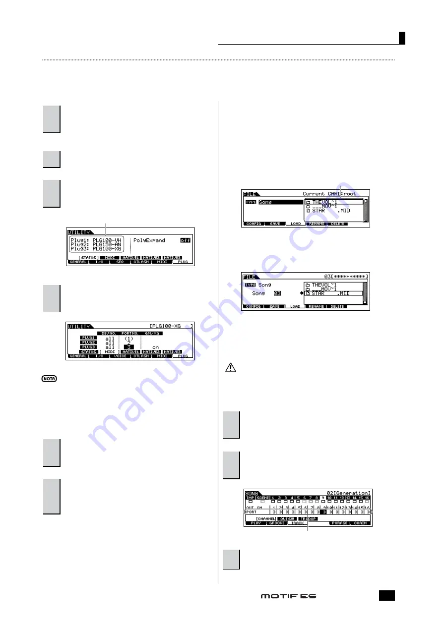 Yamaha MOTIF ES8 Manual De Instrucciones Download Page 77