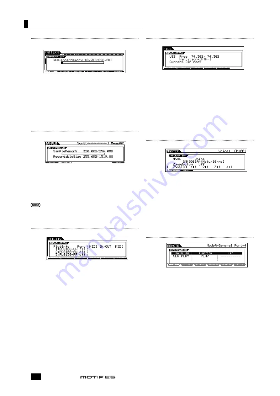 Yamaha MOTIF ES8 Manual De Instrucciones Download Page 276