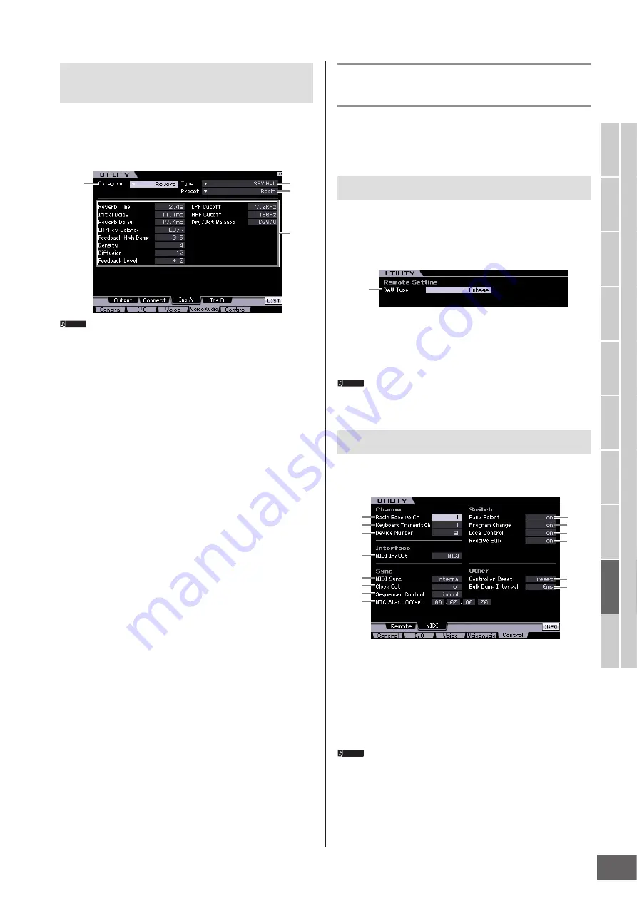 Yamaha MOTIF X5 Bedienungsanleitung Download Page 267