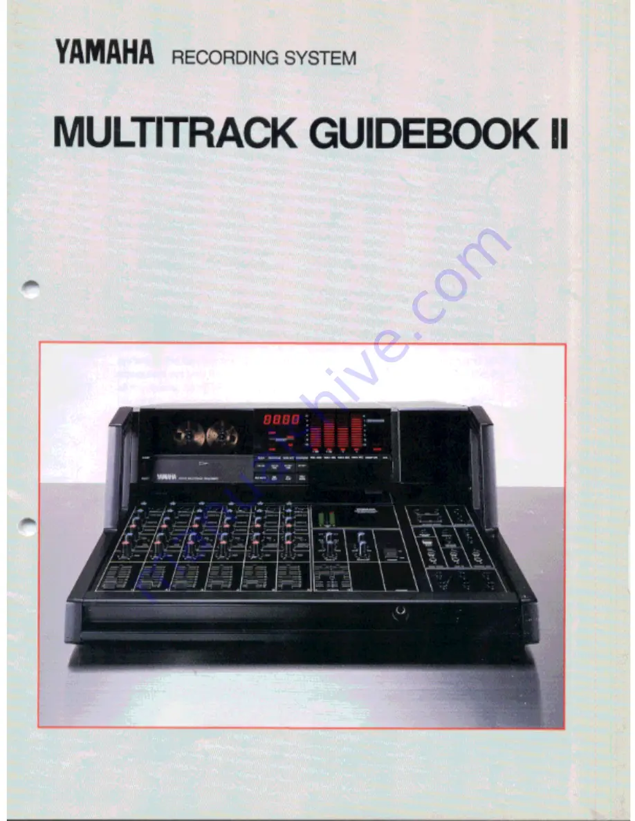 Yamaha Multitrack Guidebook II Скачать руководство пользователя страница 1