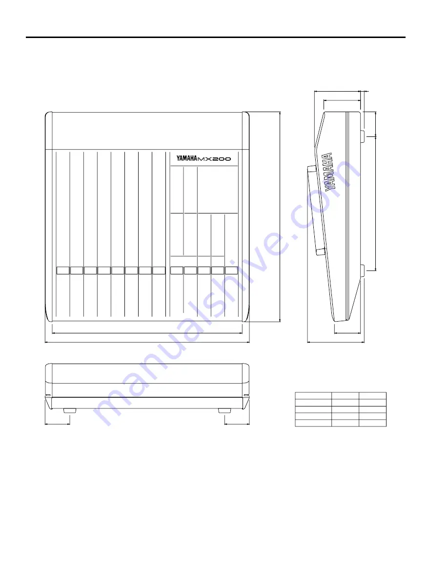 Yamaha MX200-12 Operation Manual Download Page 56