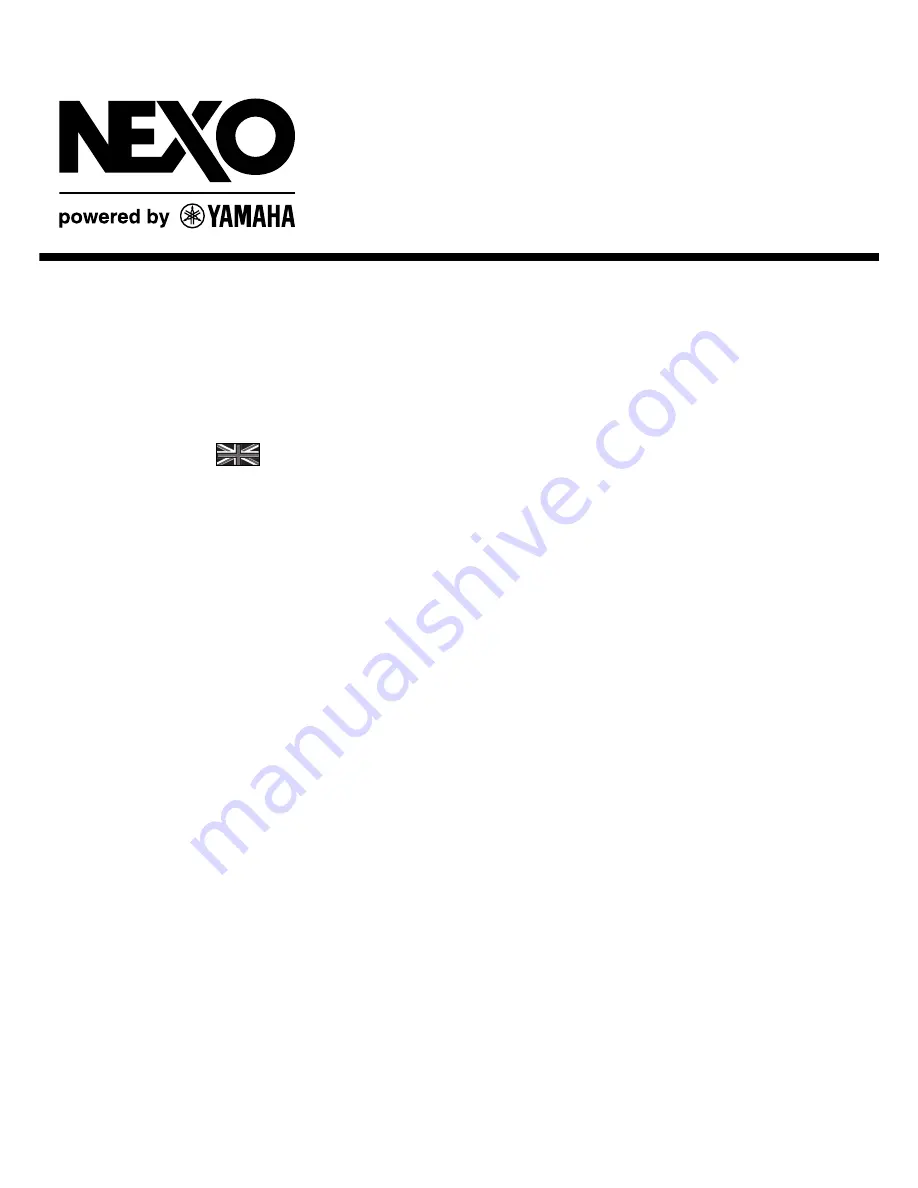 Yamaha Nexo NXAMP4X4 User Manual Download Page 1