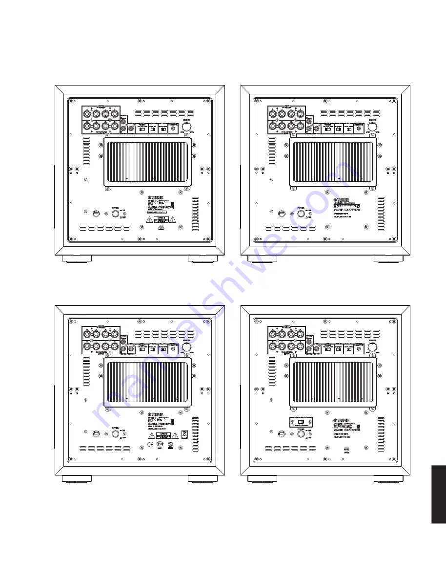 Yamaha NS-SW300 Service Manual Download Page 5