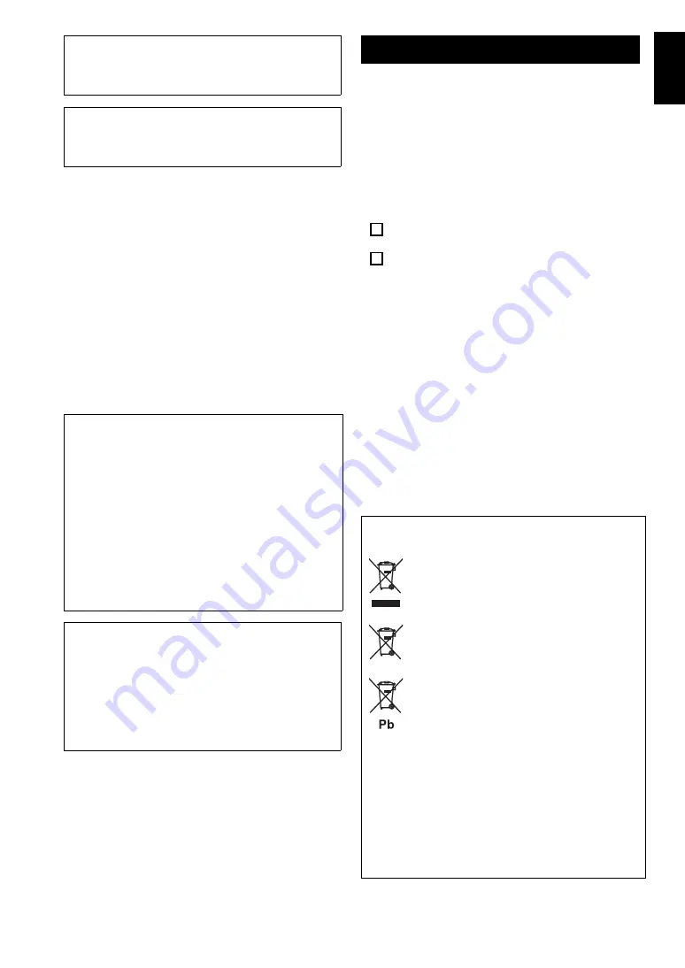 Yamaha NS-SW901 Owner'S Manual Download Page 3