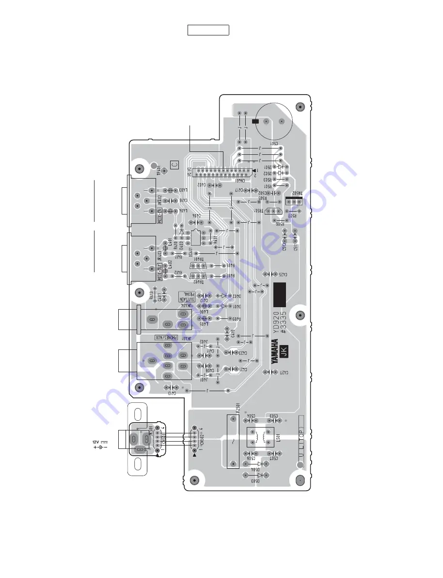 Yamaha P-105B Service Manual Download Page 38