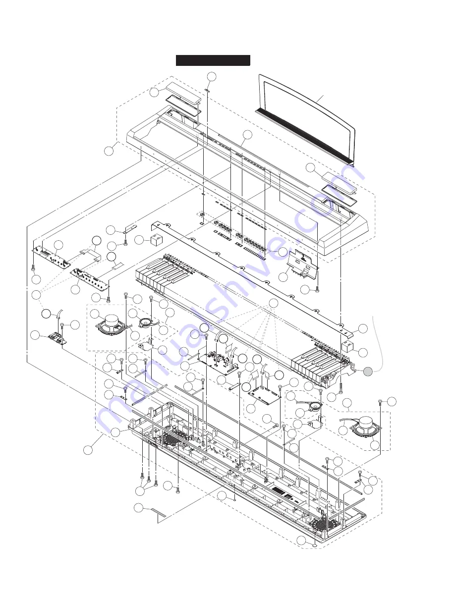 Yamaha P-105B Service Manual Download Page 66