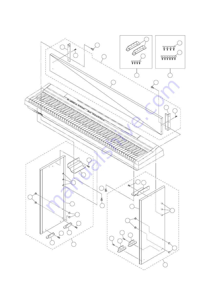 Yamaha P-105B Service Manual Download Page 84