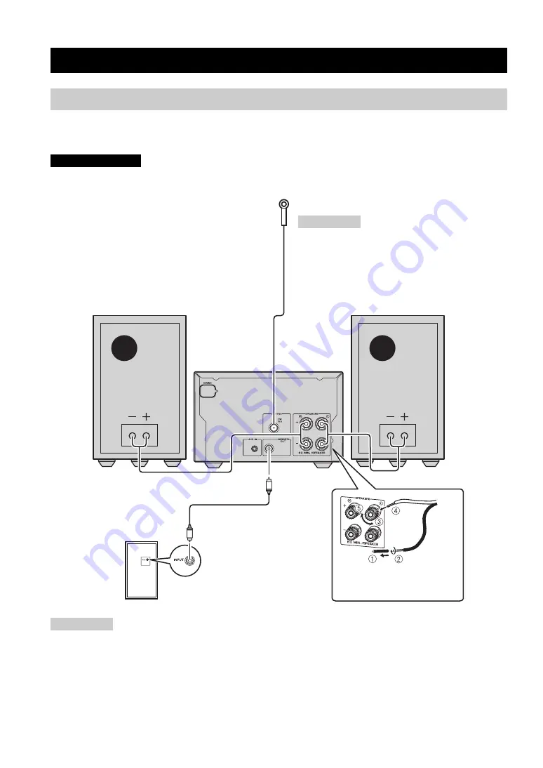 Yamaha Pianocraft MCR-232-SB Owner'S Manual Download Page 24