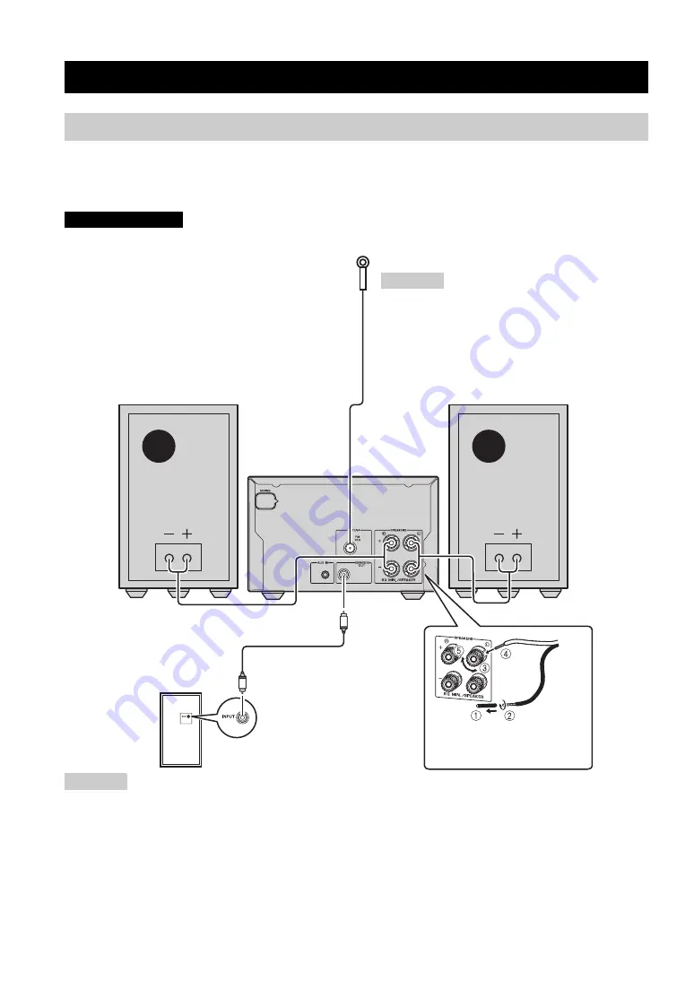 Yamaha Pianocraft MCR-232-SB Owner'S Manual Download Page 42