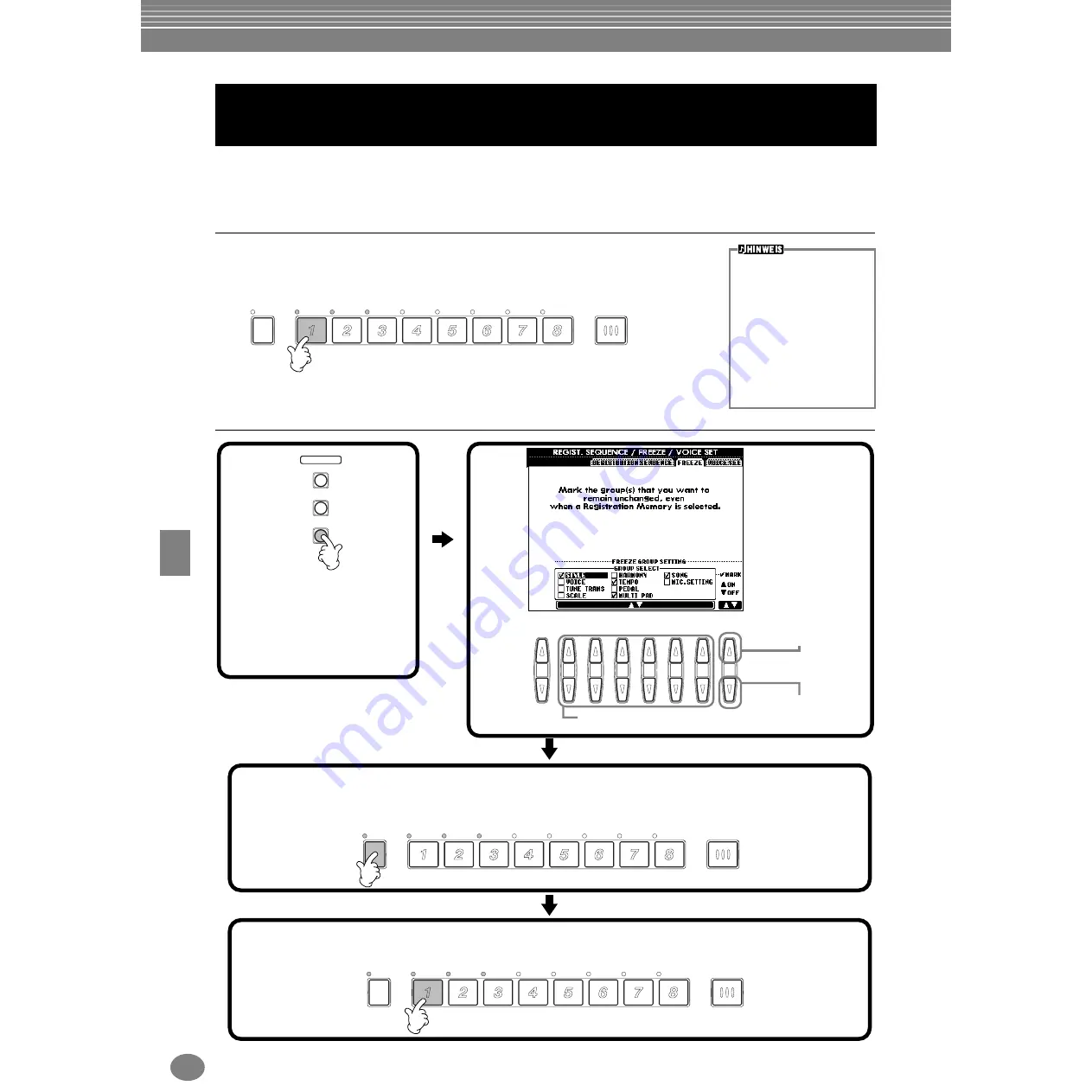 Yamaha PortaTone PSR-2000/1000 Bedienungsanleitung Download Page 86