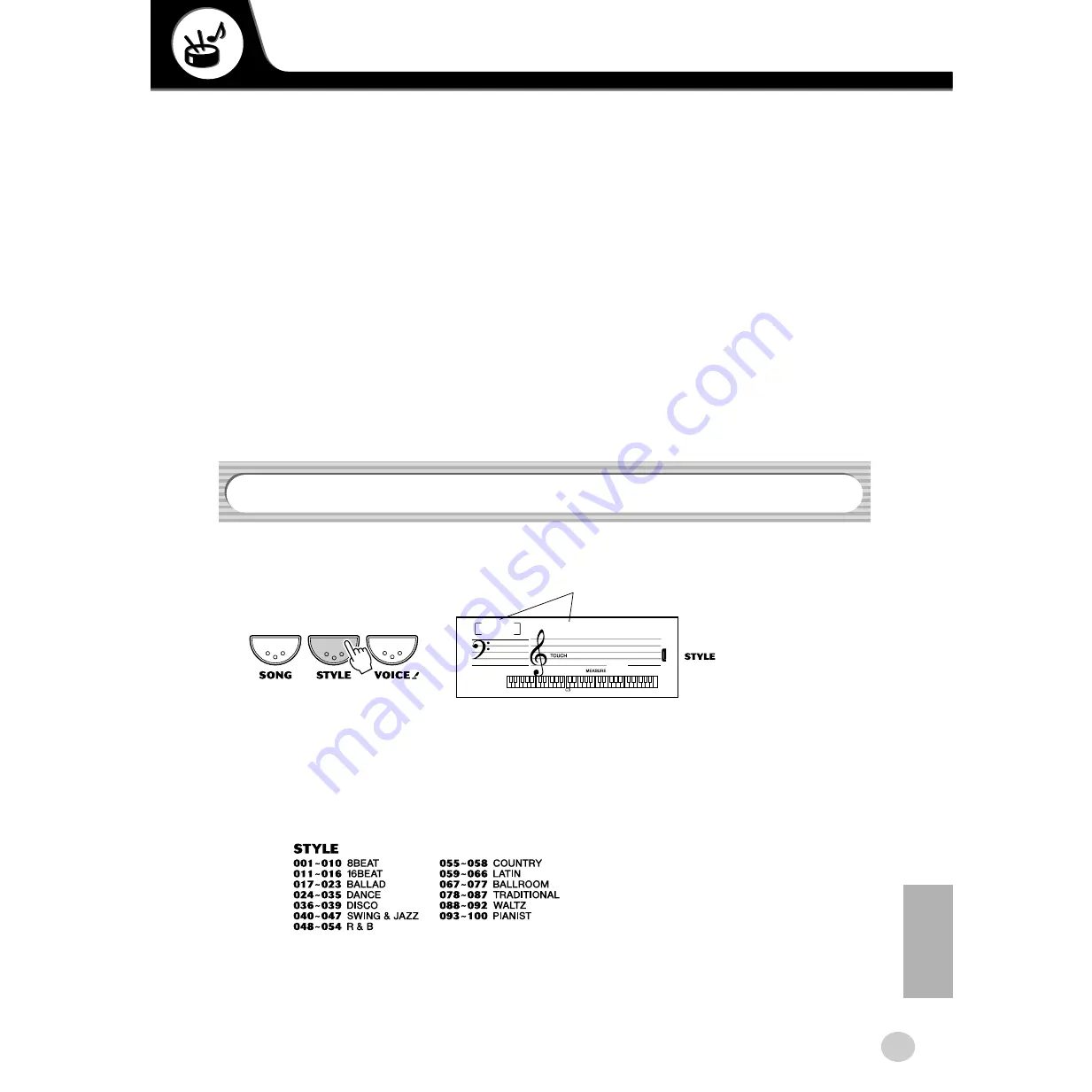 Yamaha PSR-273 Manual De Instrucciones Download Page 33