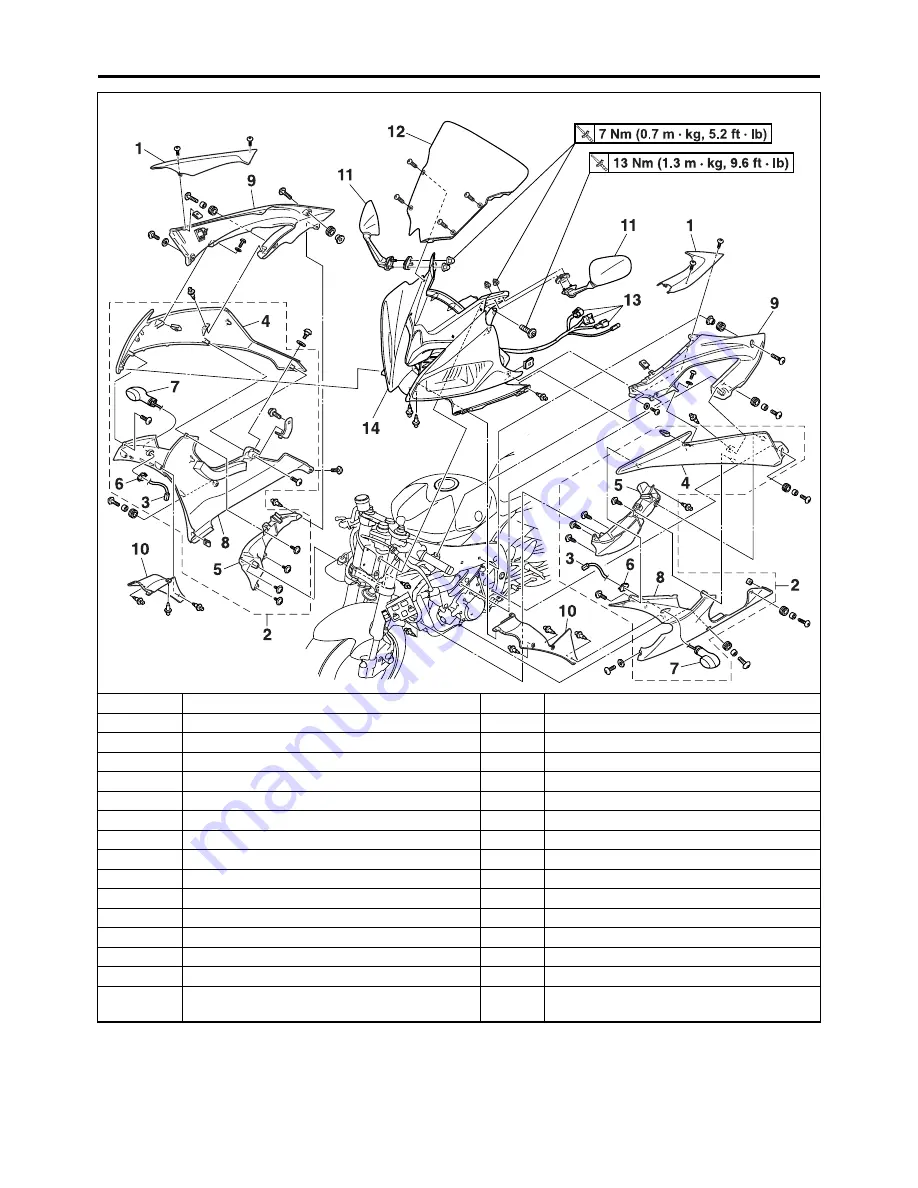 Yamaha R6 2009 Service Manual Download Page 139