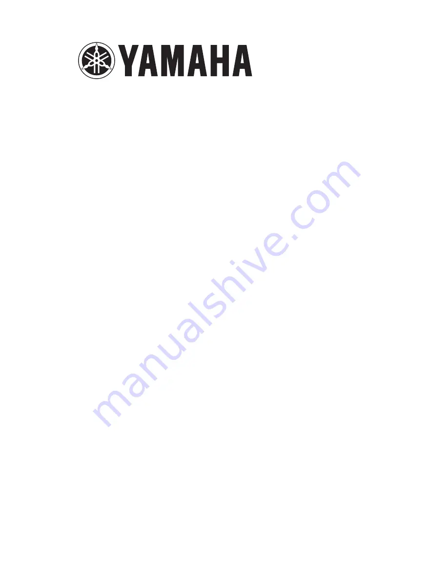 Yamaha ROAD STAN XV17ASC Supplementary Service Manual Download Page 1