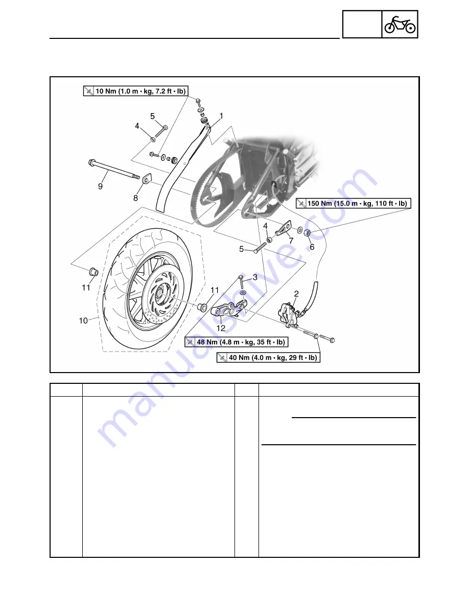 Yamaha ROAD STAN XV17ASC Supplementary Service Manual Download Page 40