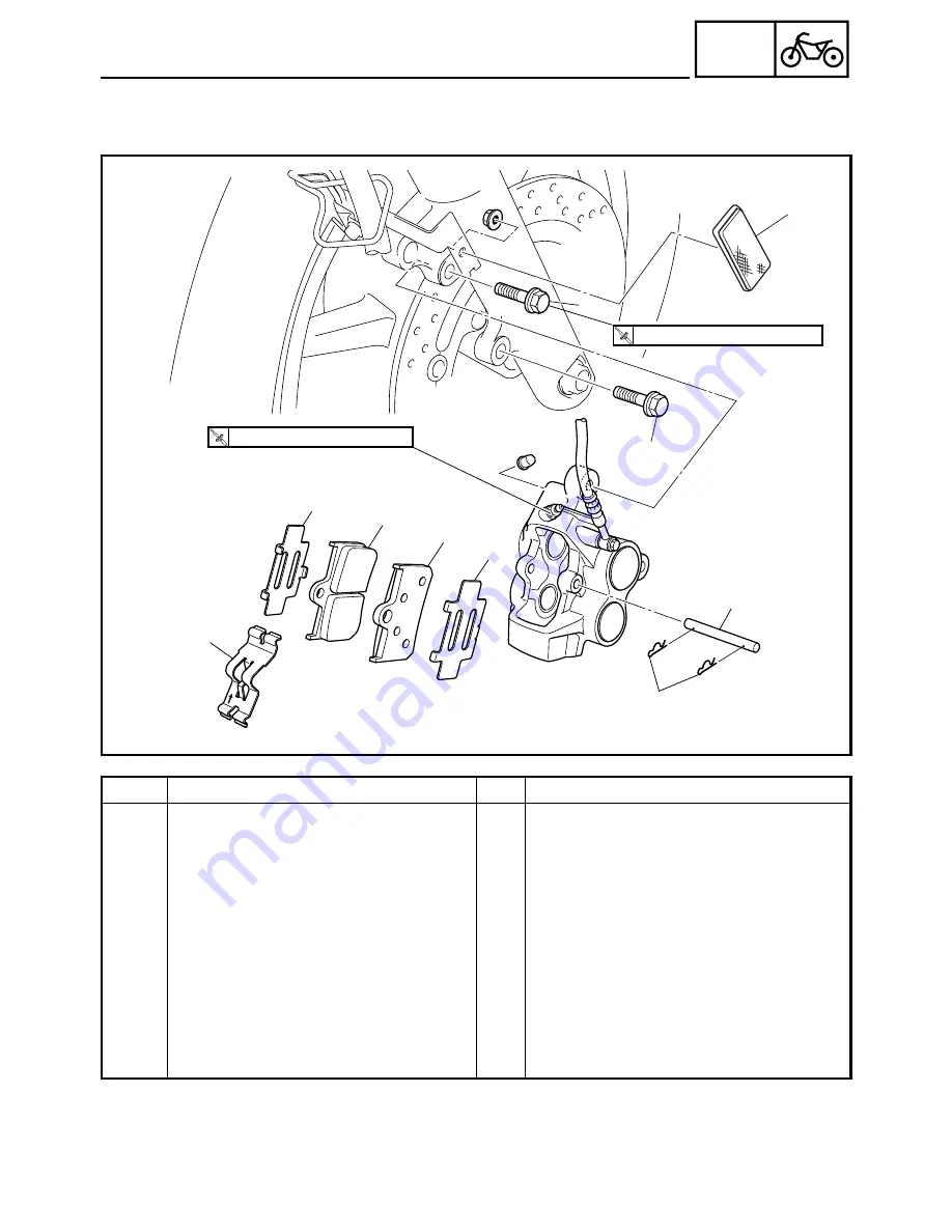 Yamaha ROAD STAN XV17ASC Скачать руководство пользователя страница 42