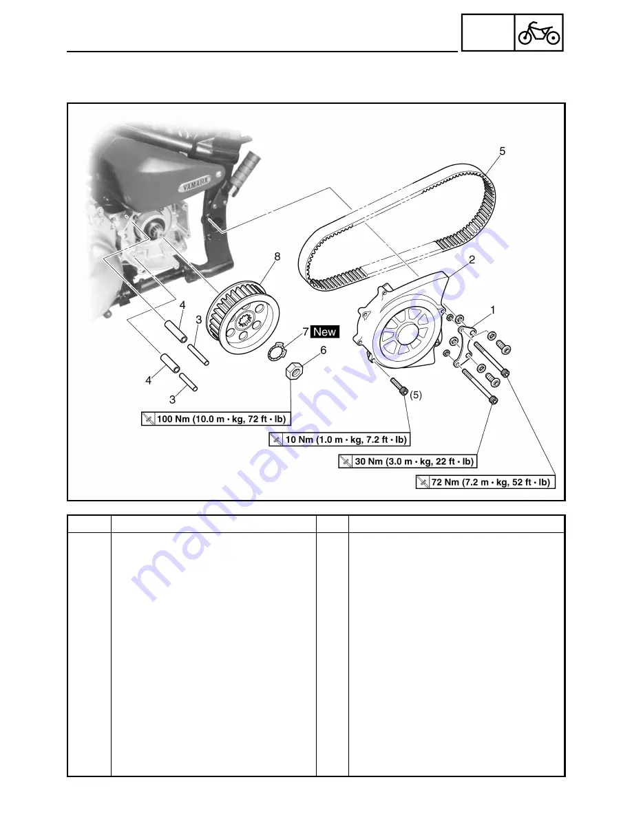 Yamaha ROAD STAN XV17ASC Скачать руководство пользователя страница 60