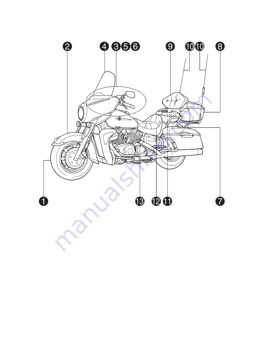 Yamaha Royal Star Venture 2001 Assembly Manual Download Page 6