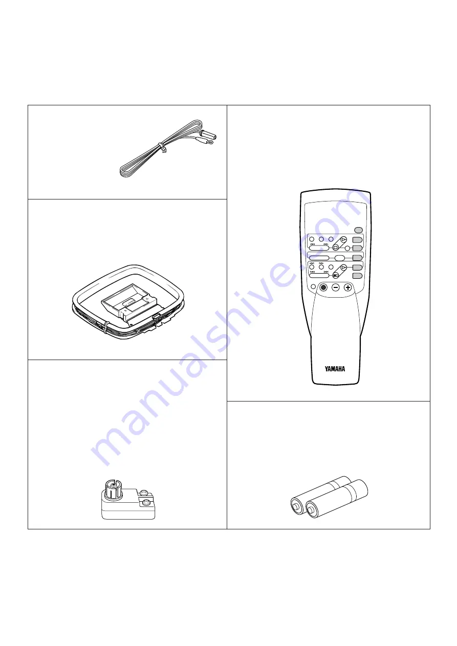 Yamaha RX-496RDS Owner'S Manual Download Page 2