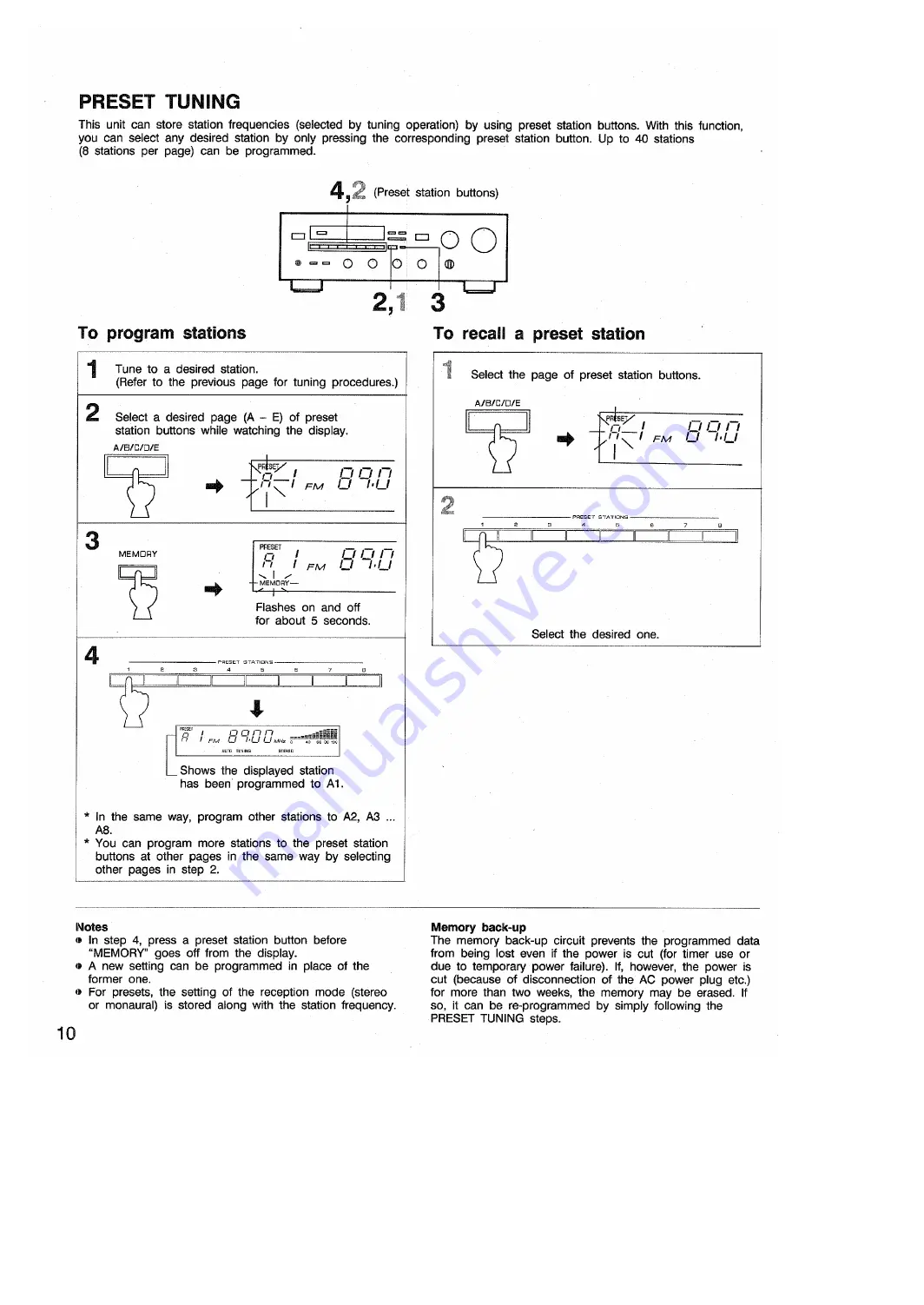 Yamaha RX-750 Owner'S Manual Download Page 10