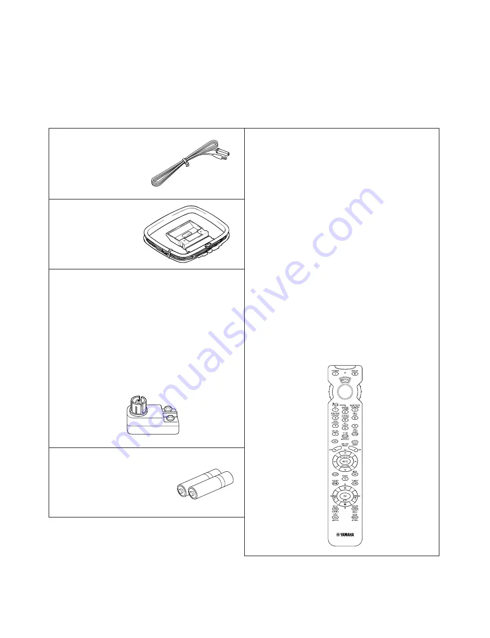 Yamaha RX-V595aRDS Owner'S Manual Download Page 2