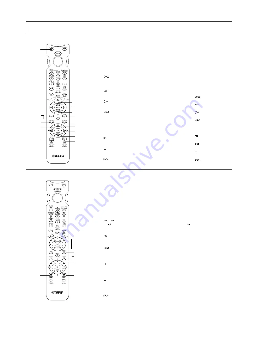 Yamaha RX-V595aRDS Owner'S Manual Download Page 46