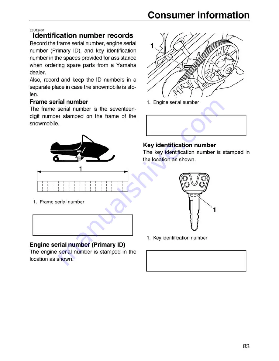 Yamaha RX10RX Owner'S Manual Download Page 89