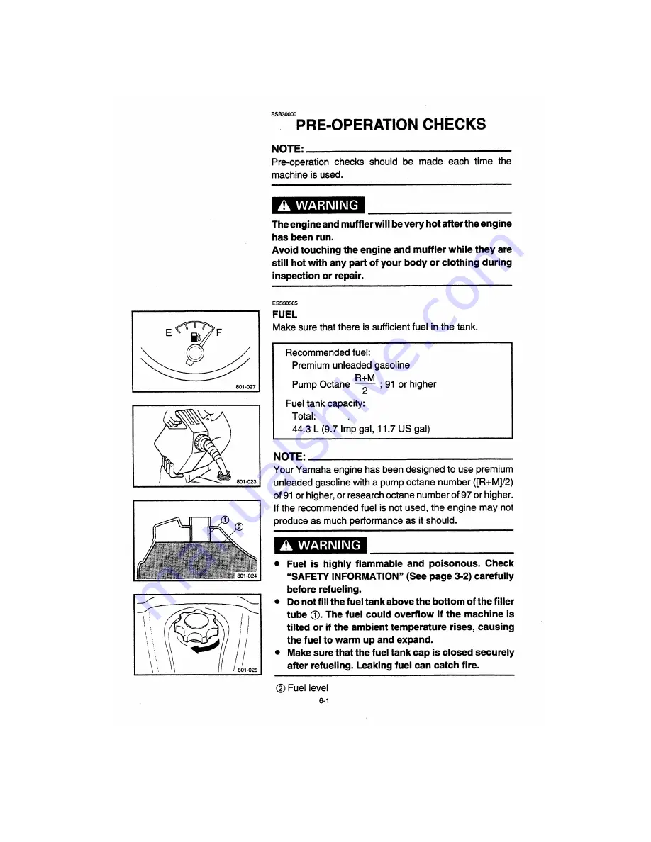 Yamaha SRX600C Owner'S Manual Download Page 26