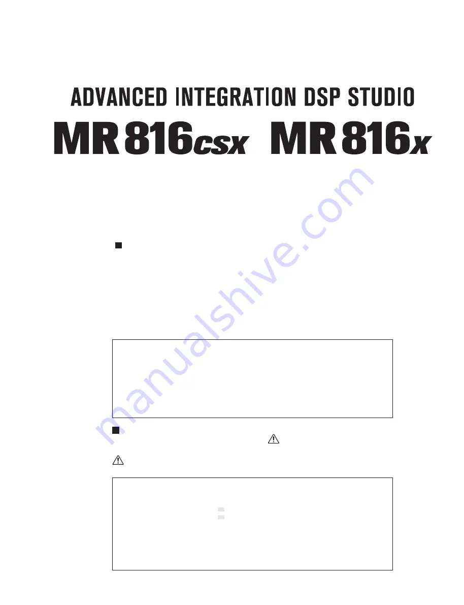 Yamaha Steinberg MR816SCX Скачать руководство пользователя страница 67