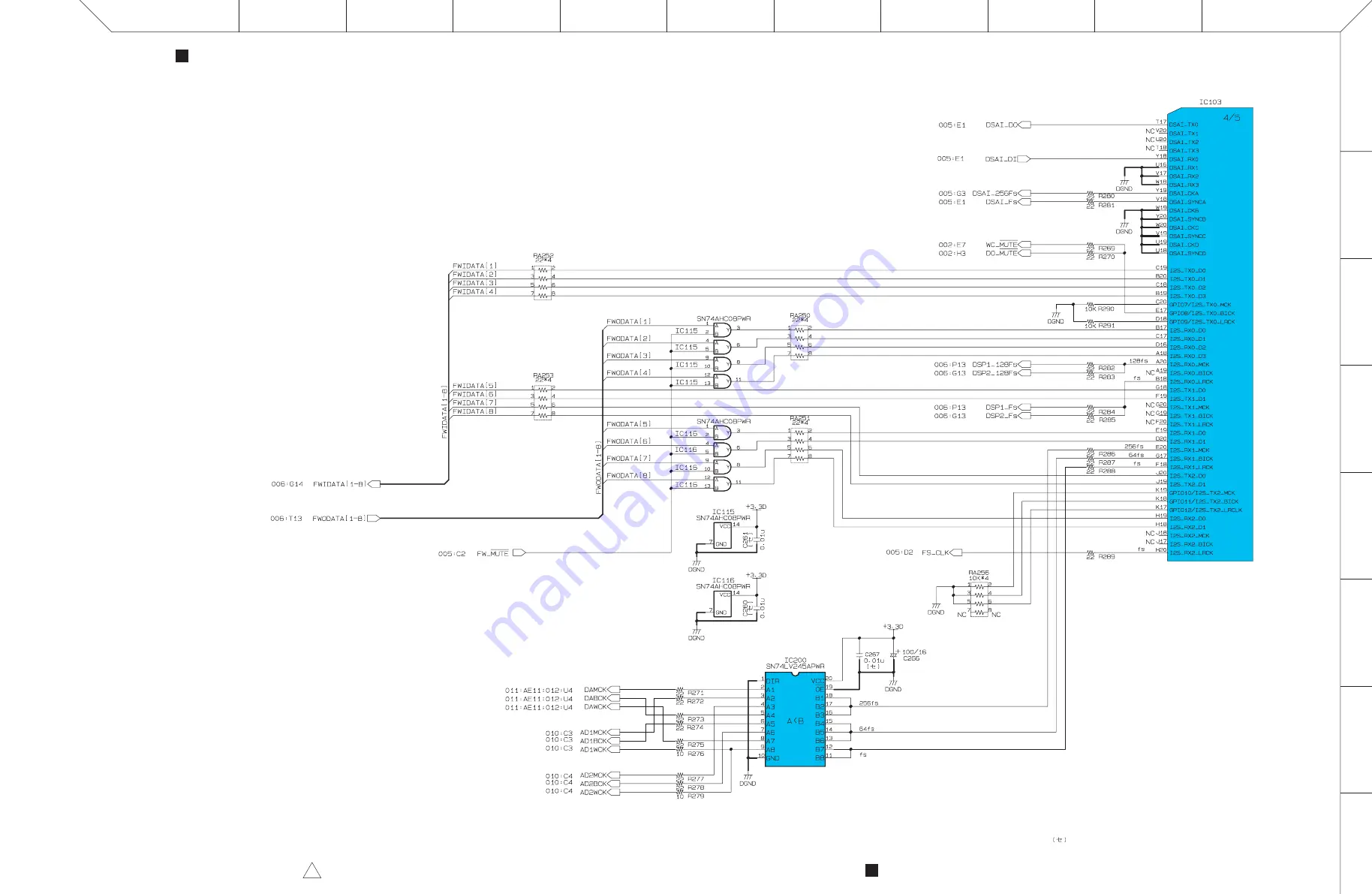 Yamaha Steinberg MR816SCX Service Manual Download Page 96