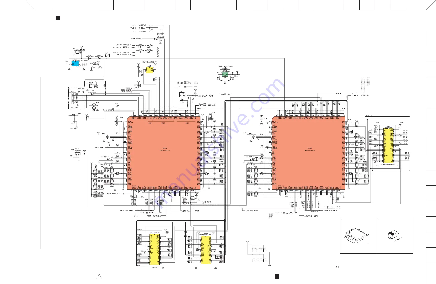 Yamaha Steinberg MR816SCX Service Manual Download Page 98