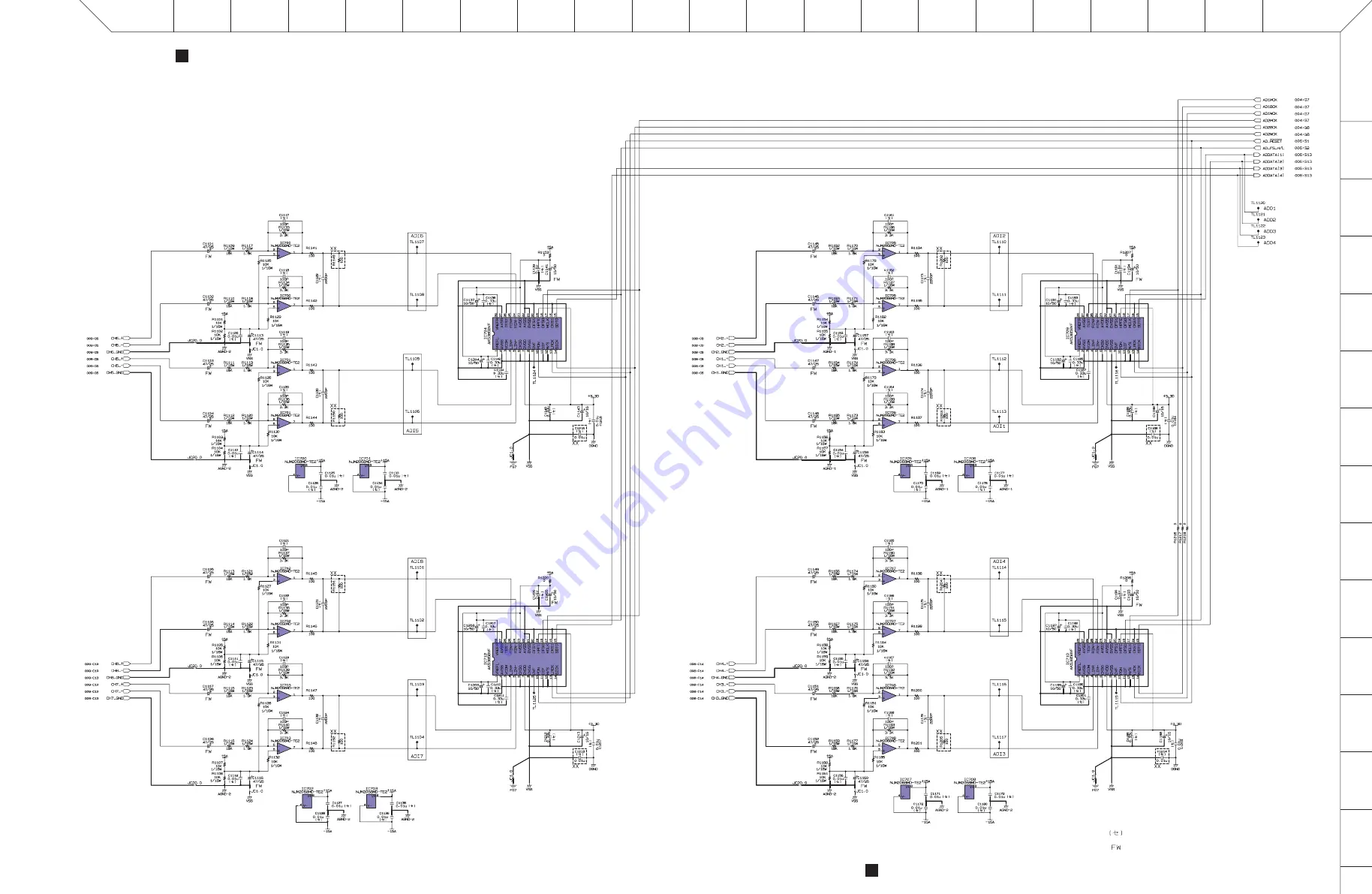 Yamaha Steinberg MR816SCX Service Manual Download Page 102