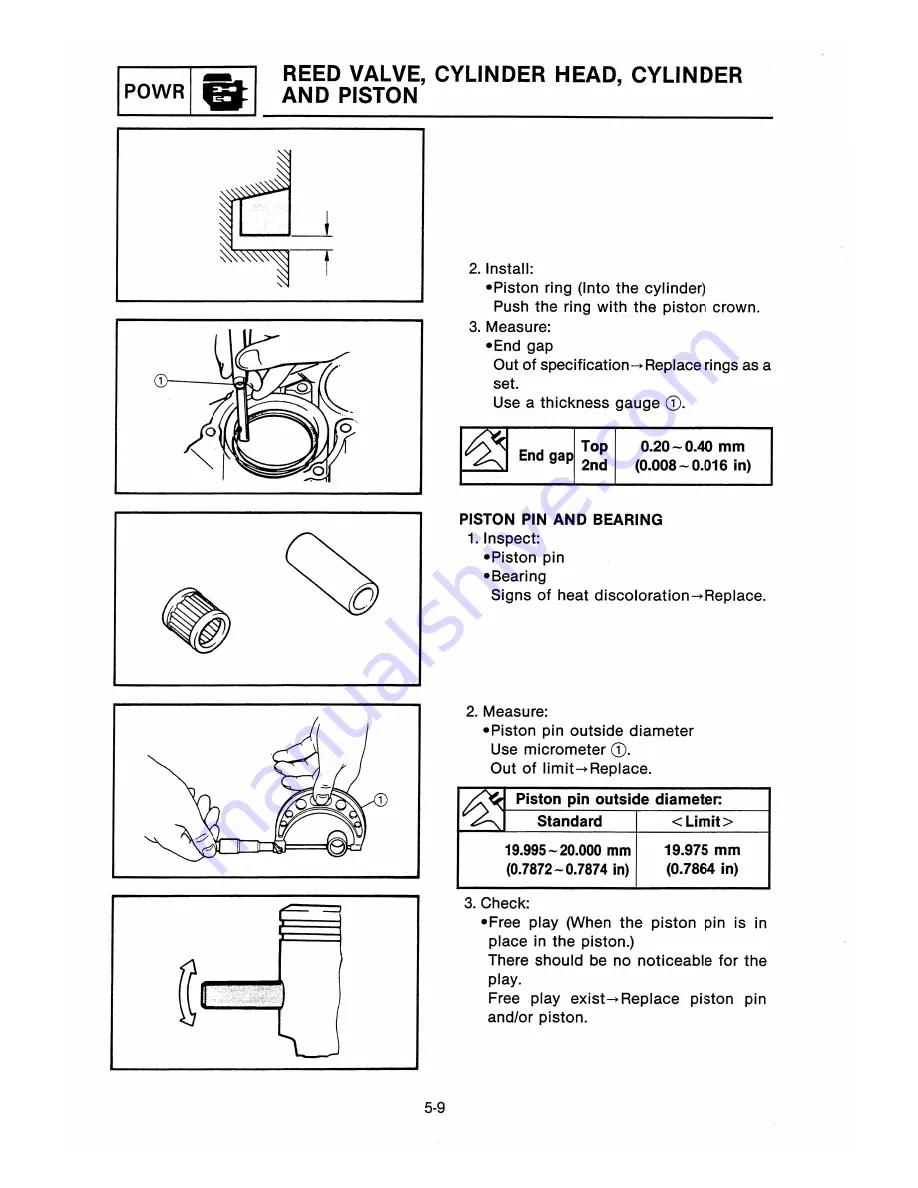 Yamaha SUPER JET SJ650Q 1991 Service Manual Download Page 69