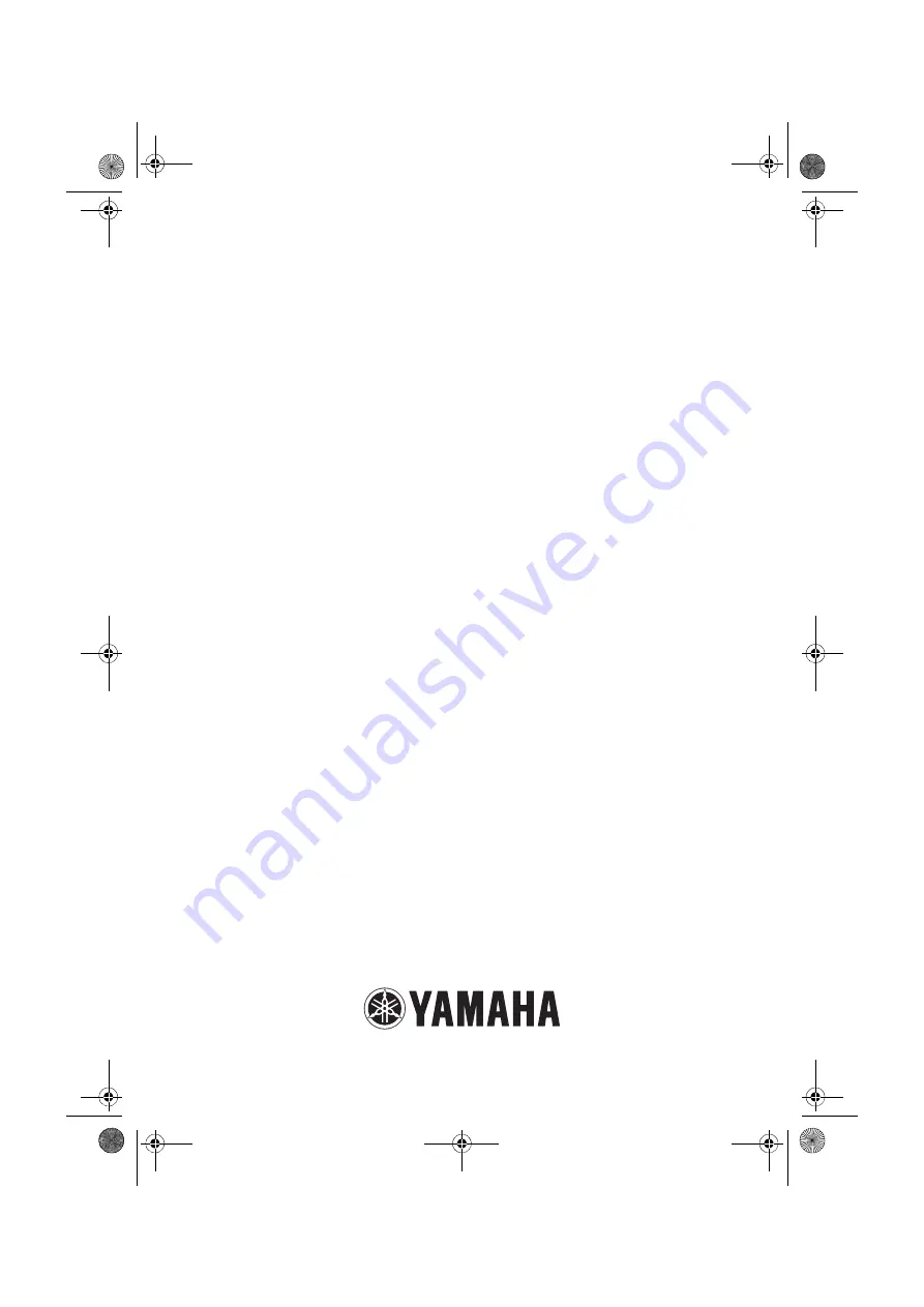 Yamaha SXV4NP Operator'S Manual Download Page 61