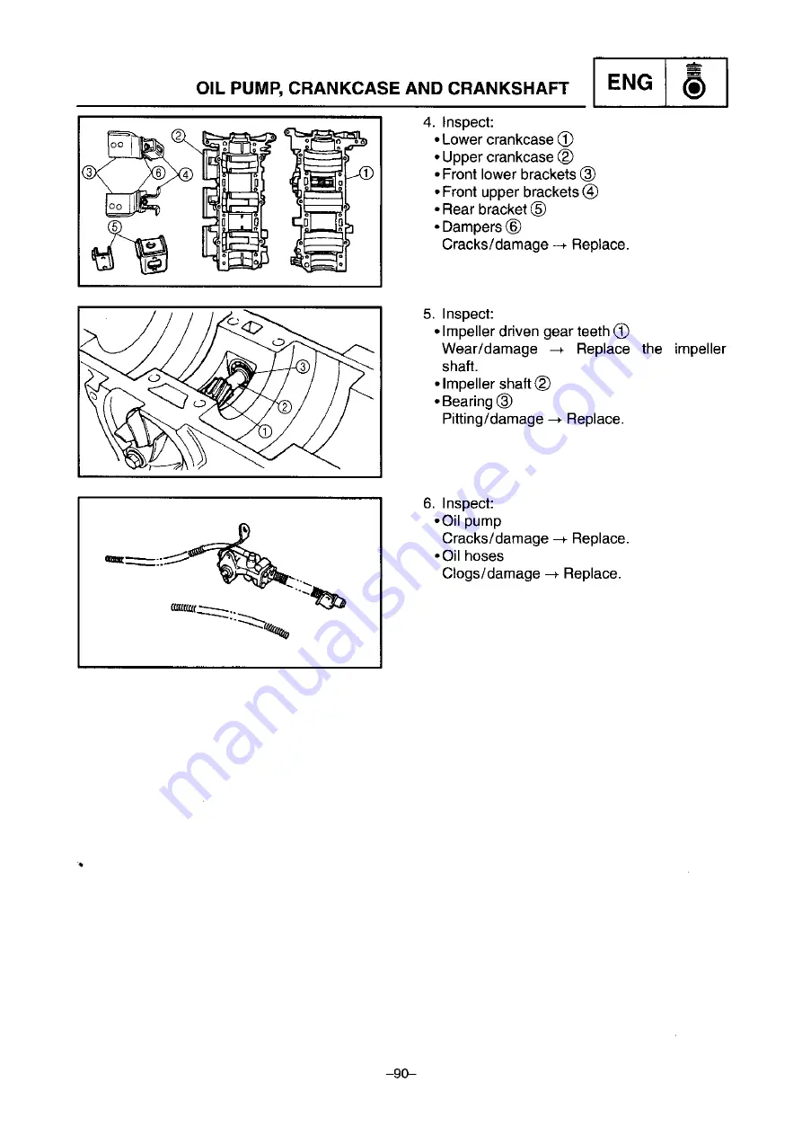 Yamaha SXV70G 2001 Service Manual Download Page 96