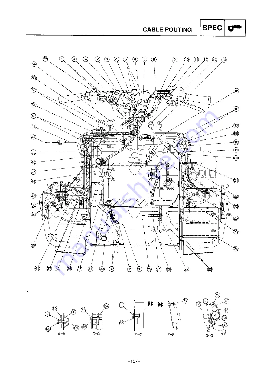 Yamaha SXV70G 2001 Service Manual Download Page 163