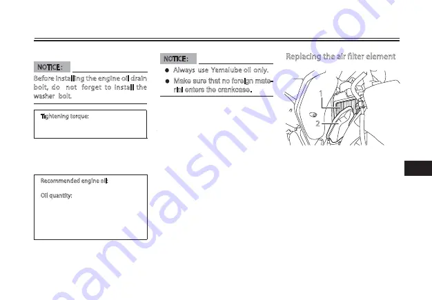 Yamaha T115SE 2019 Owner'S Manual Download Page 46