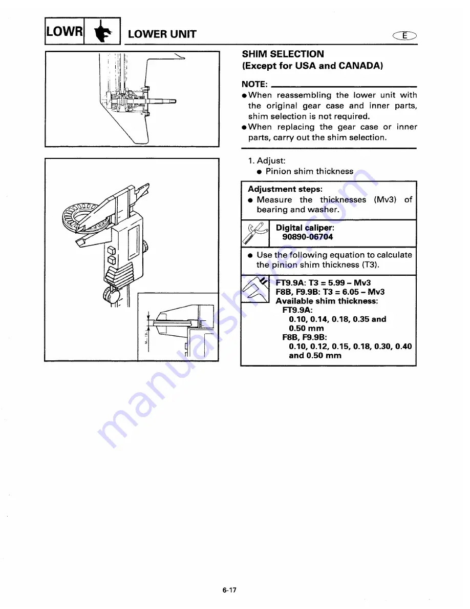 Yamaha T9.9W Service Manual Download Page 130