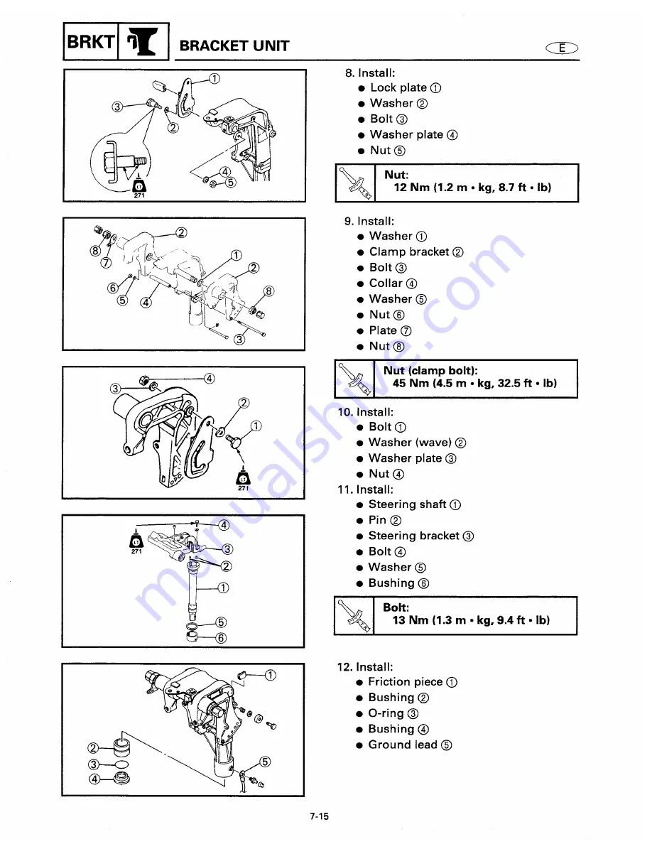 Yamaha T9.9W Скачать руководство пользователя страница 154