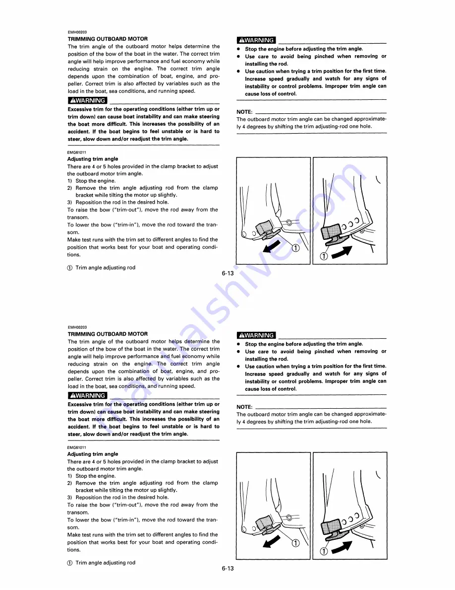 Yamaha T9.9Y Owner'S Manual Download Page 60