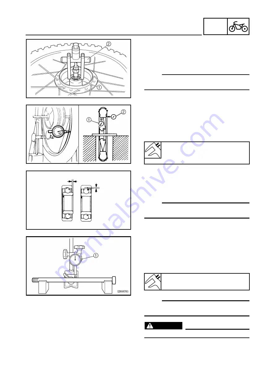 Yamaha TT-R125(W) 2006 Owner'S Service Manual Download Page 436