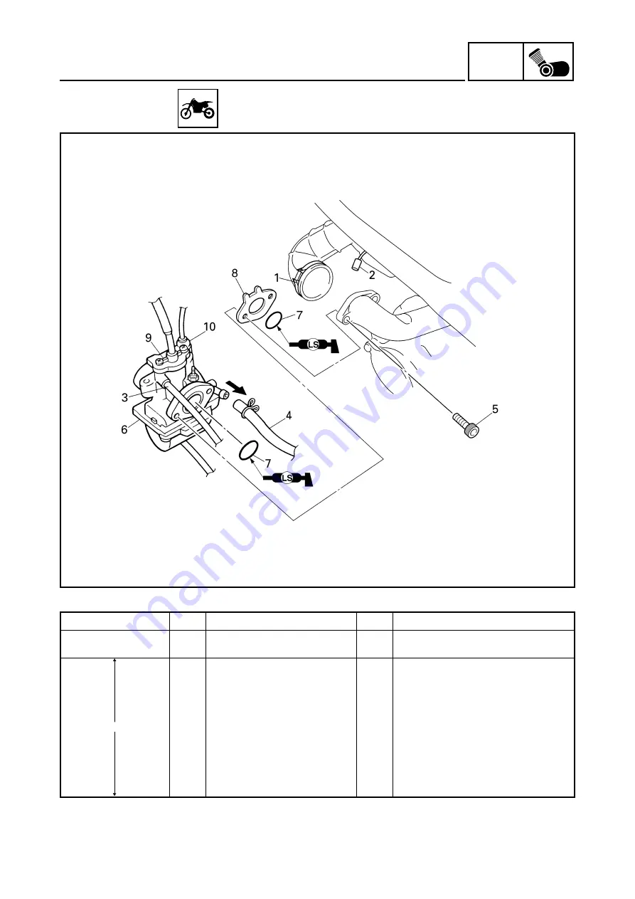 Yamaha TT-R90(V) Owner'S Service Manual Download Page 196