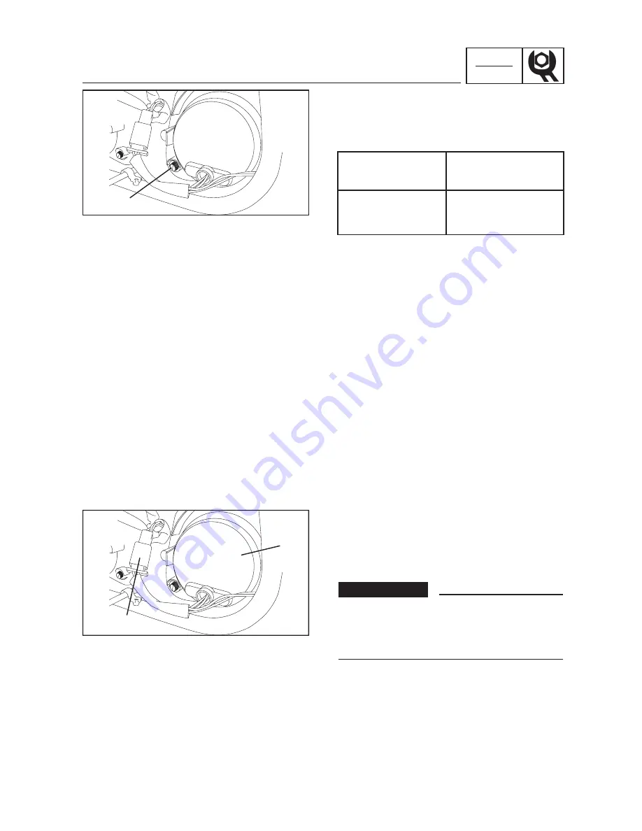 Yamaha TZR50 '03 Service Manual Download Page 77