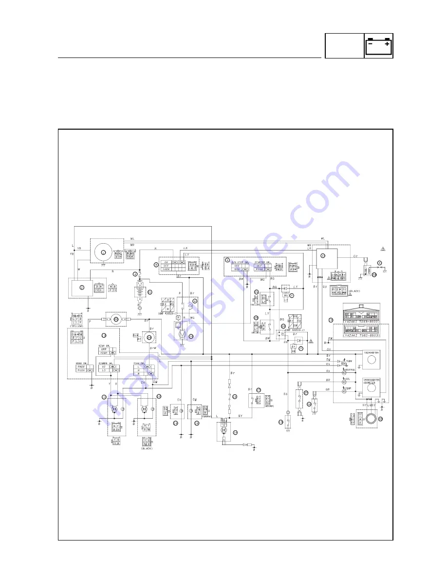 Yamaha TZR50 '03 Service Manual Download Page 201