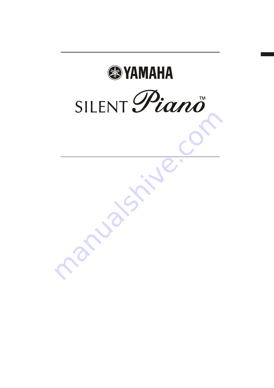 Yamaha U3-SILENT Скачать руководство пользователя страница 7